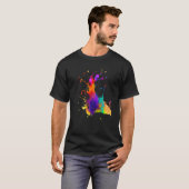 デザイン服オリジナルプリントスプラッシュ Tシャツ (正面フル)