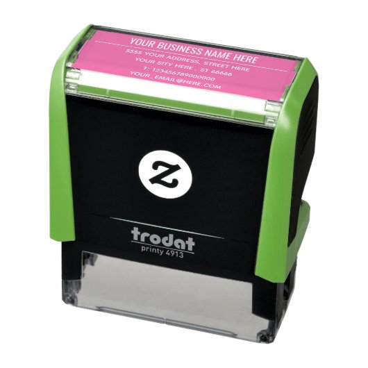 デザイン独自のアドレスの色の自動手書きスタンプ セルフインキングスタンプ (商品)