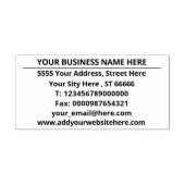 デザイン独自のアドレススタンプの例 セルフインキングスタンプ (デザイン)