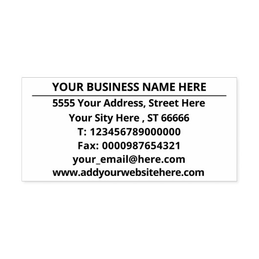 デザイン独自のアドレススタンプの例 セルフインキングスタンプ (デザイン)