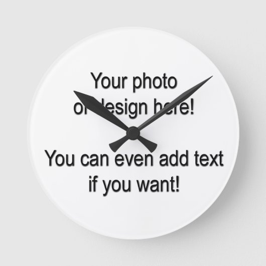 デザイン独自のウォールクロック ラウンド壁時計 (正面)