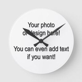 デザイン独自のウォールクロック ラウンド壁時計