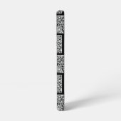 デザイン独自のカスタムカラーパーソナライズされたQRコード SAMSUNG GALAXYケース (左側面)