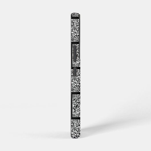 デザイン独自のカスタムカラーパーソナライズされたQRコード SAMSUNG GALAXYケース (右側面)