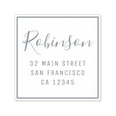 デザイン独自のカスタムファミリ名差出人住所 セルフインキングスタンプ (デザイン)