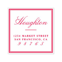 デザイン独自のカスタムファミリ名差出人住所