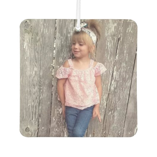 デザイン独自のカスタムフォトオートカー カーエアーフレッシュナー (正面)