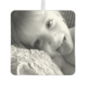 デザイン独自のカスタムフォトオートカー カーエアーフレッシュナー (裏面)