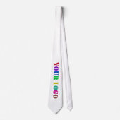 デザイン独自のカスタムロゴのタイのカスタム色 ネクタイ (正面)