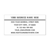 デザイン独自のカスタム住所の手書きスタンプ セルフインキングスタンプ (デザイン)