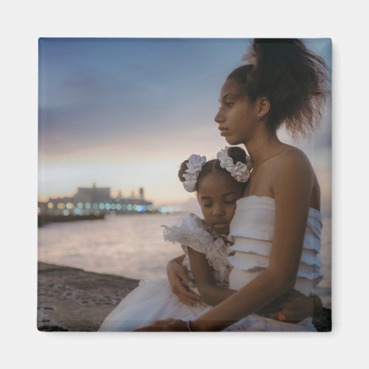 デザイン独自のカスタム写真 マグネット (正面)