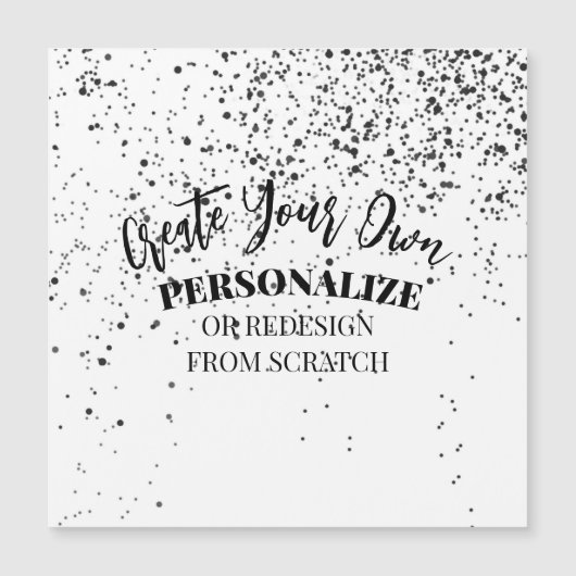 デザイン独自のカスタム名刺 (正面)