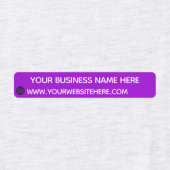 デザイン独自のカスタム文字カラービジネスラベル ラベル (デザイン2)