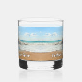 デザイン独自のカスタム文字写真パーソナライズされた ウイスキーグラス (右)