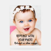 デザイン独自のカスタム製パーソナライズされた品 アクリルサイン (正面)