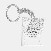 デザイン独自のカスタム キーホルダー (正面左)