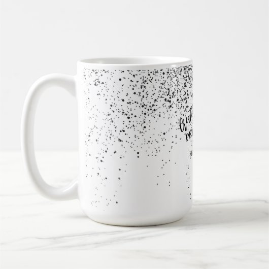 デザイン独自のカスタム コーヒーマグカップ (左)