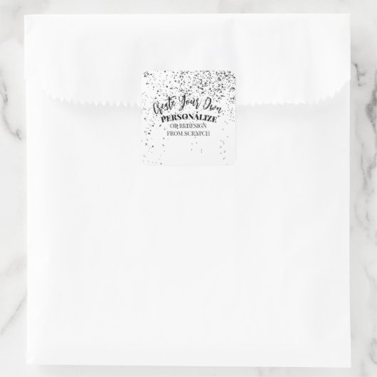 デザイン独自のカスタム スクエアシール (バッグ)