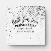 デザイン独自のカスタム フォトプラーク (正面)