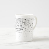 デザイン独自のカスタム ボーンチャイナマグカップ (正面右)