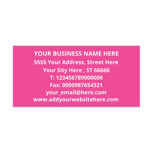 デザイン独自のカラーアドレス自己スタンプ セルフインキングスタンプ (デザイン)