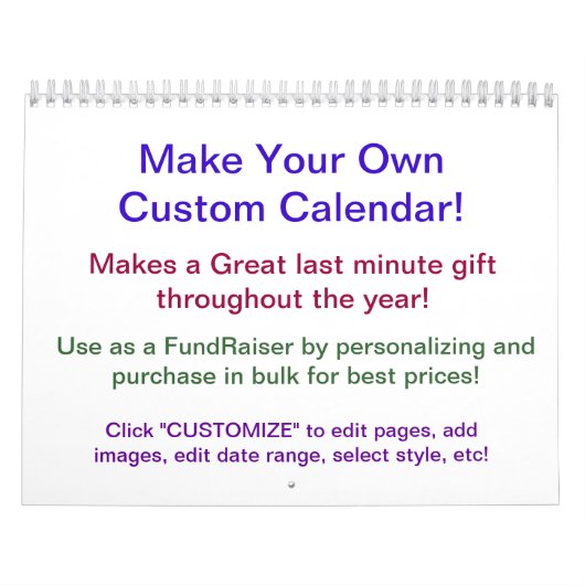 デザイン独自のカレンダー カレンダー (カバー)