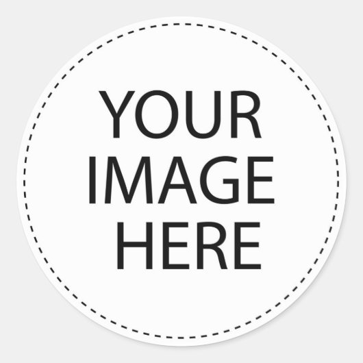 デザイン独自のキッズギフト ラウンドシール (正面)