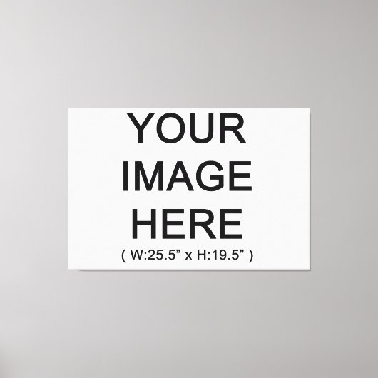 デザイン独自のキャンバス印刷を作成する キャンバスプリント (正面)