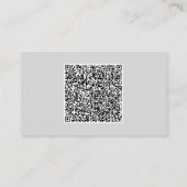 デザイン独自のスキャンQRコード名刺 名刺 (裏面)