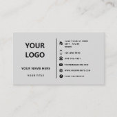 デザイン独自のスキャンQRコード名刺 名刺 (正面)