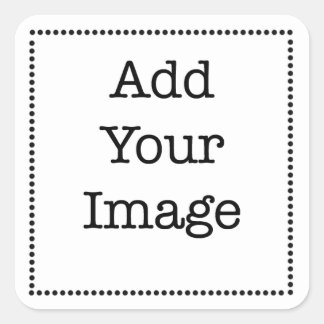 デザイン独自のスクエアパーソナライズされたステッカー スクエアシール