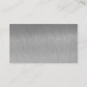 デザイン独自のスチールグレープロ標準 名刺 (裏面)