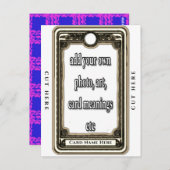 デザイン独自のタロットカード ポストカード (正面/裏面)