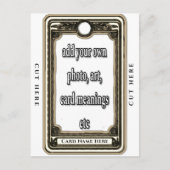 デザイン独自のタロットカード ポストカード (正面)