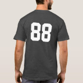 デザイン独自のナンバーズTシャツ Tシャツ (裏面)