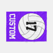 デザイン独自のバレーボールフリースブランケット フリースブランケット (正面(横))