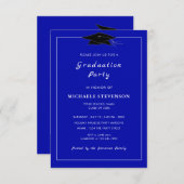 デザイン独自のパーソナライズされた卒業招待状 招待状 (正面/裏面)