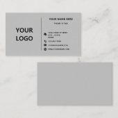 デザイン独自のパーソナライズされた名刺 名刺 (正面/裏面)