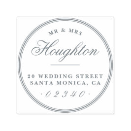 デザイン独自のパーソナライズされた差出人住所 セルフインキングスタンプ