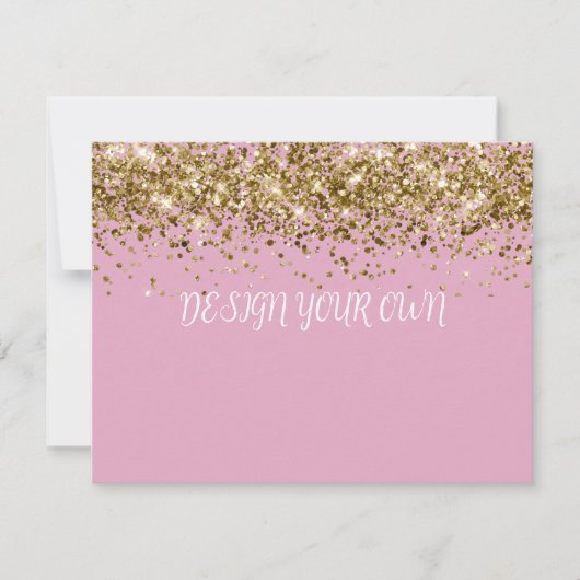 デザイン独自のパーティー 招待状 (正面)