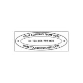 デザイン独自のビジネスオーバルセルフインキングスタンプ セルフインキングスタンプ (デザイン)