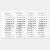 デザイン独自のビジネスラベルのカスタム文字情報 ラベル (シート)