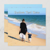 デザイン独自のフォトカードとカスタム文字 ノートカード (正面/裏面)