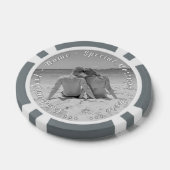 デザイン独自のフォトトランプのポーカーチップとカスタム文字 ポーカーチップ (シングル)