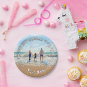 デザイン独自のフォト紙プレートとカスタム文字 ペーパープレート (パーティー)