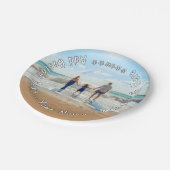 デザイン独自のフォト紙プレートとカスタム文字 ペーパープレート (アングル)