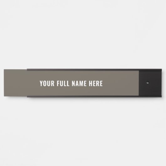 デザイン独自のフォントと色名ドアシンボルや象徴 サインプレート (正面)