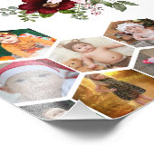 デザイン独自のフローラ10フォトコラージュ フォトプリント            (角)