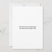 デザイン独自のフローラ12フォトコラージュ サンキューカード (裏面)