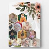 デザイン独自のフローラ12フォトコラージュ フォトプラーク (正面)